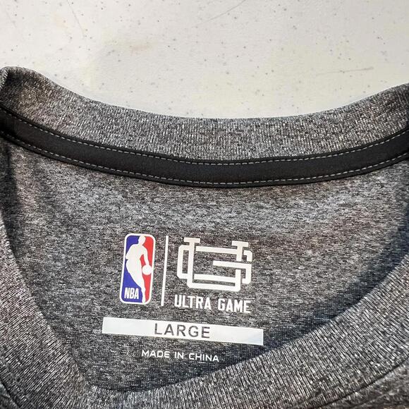 Ultra Game NBA Memphis Grizzlies Men's Active Tee Shirt Gray Large T-shirt - Picture 4 of 5